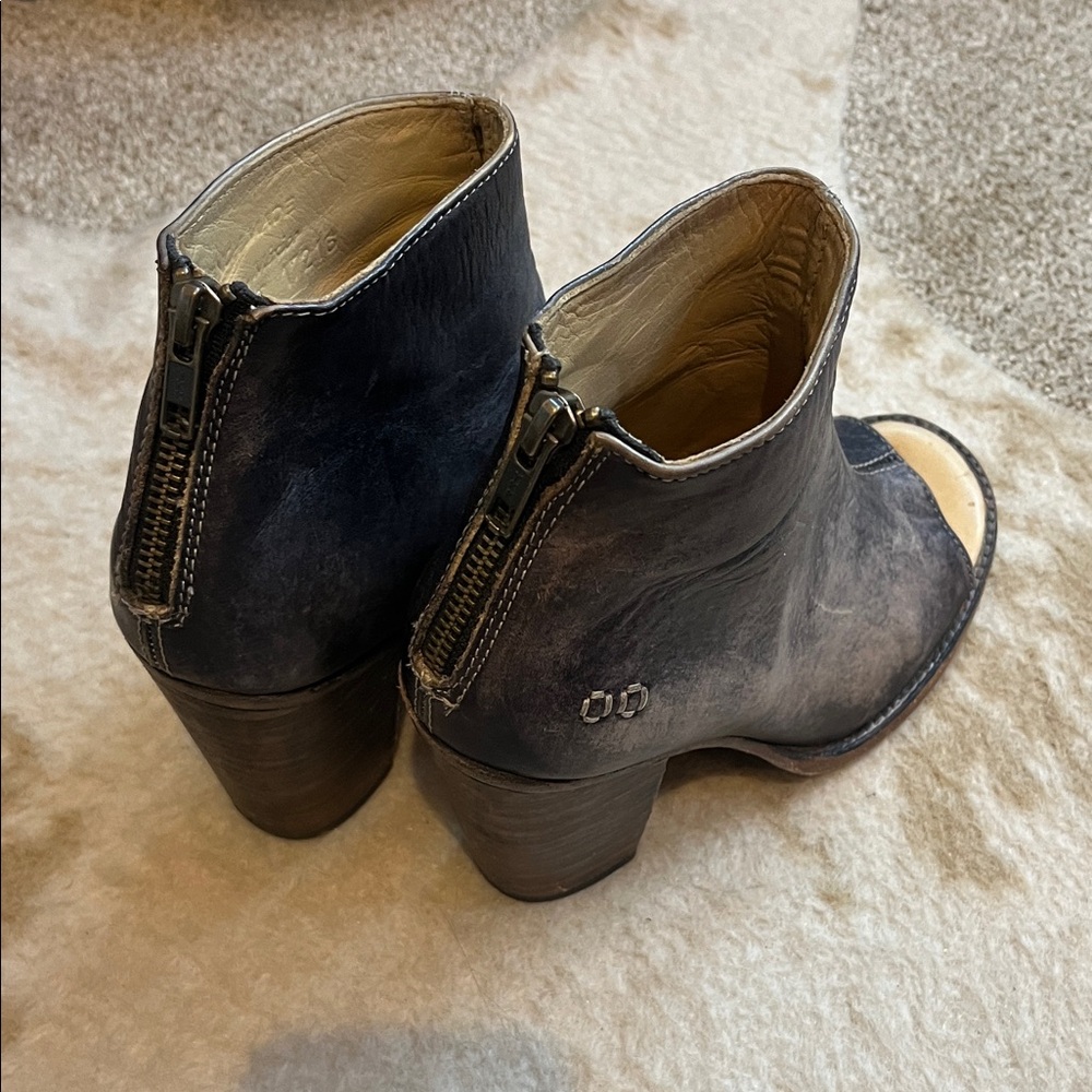 BED|STU Charcoal Ankle Booties